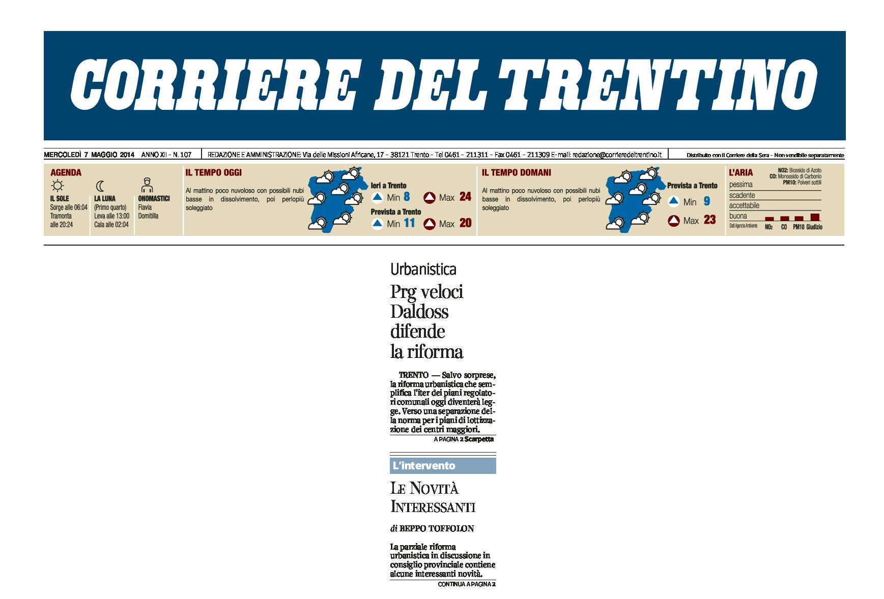 Urbanistica: riforma Piani regolatori, novità interessanti. Prg più veloci