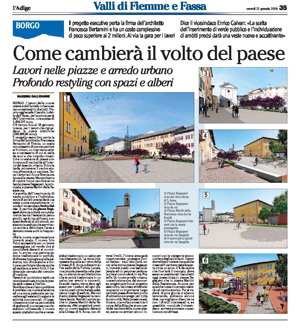 Borgo: restyling, come cambierà il volto del paese