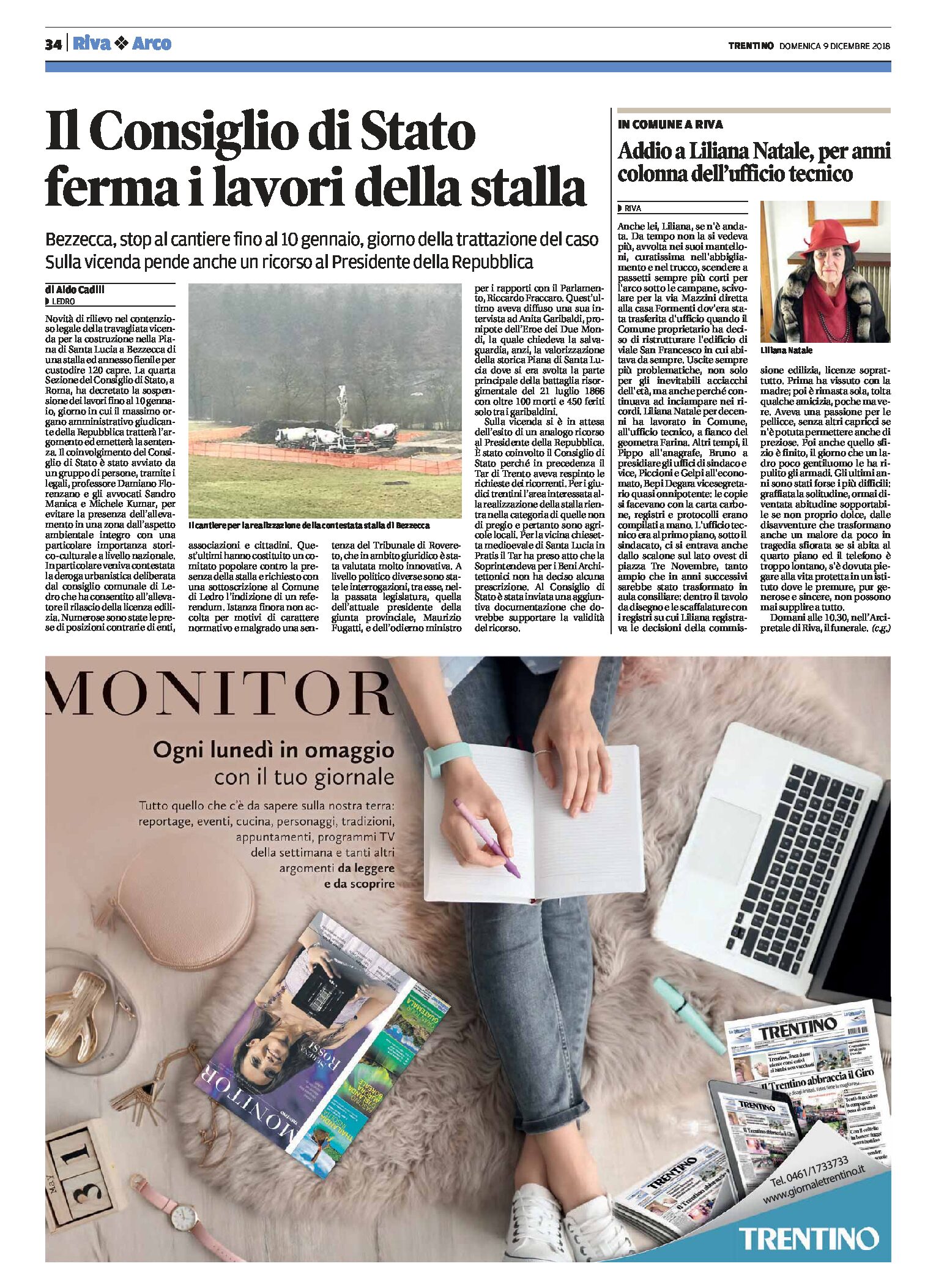Bezzecca, nuova stalla: il Consiglio di Stato ferma i lavori
