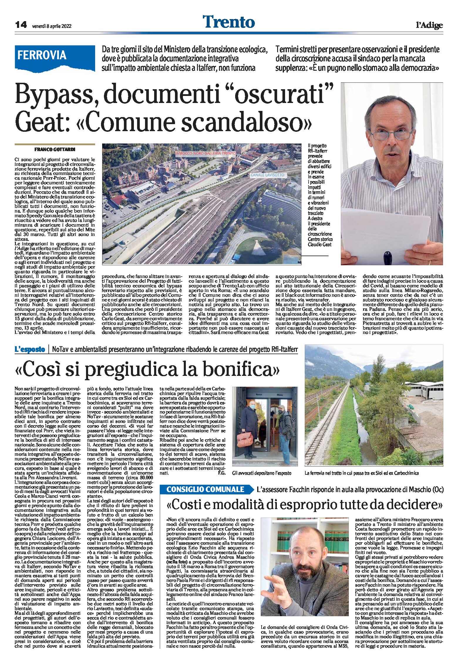 Trento, bypass: documenti “oscurati”