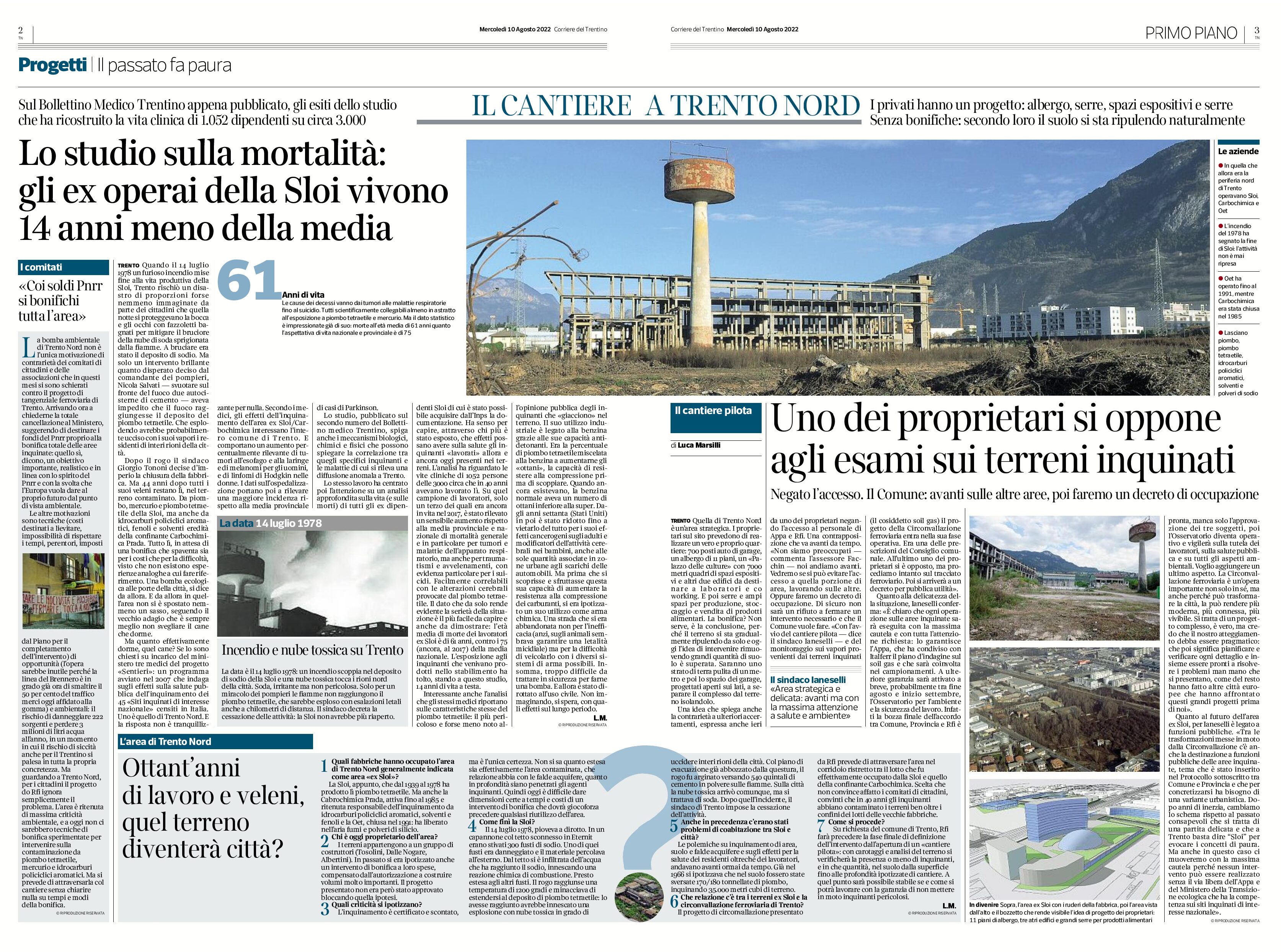 Bypass: sondaggi a Trento Nord