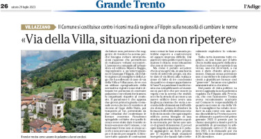 Villazzano: via della Villa, situazioni da non ripetere