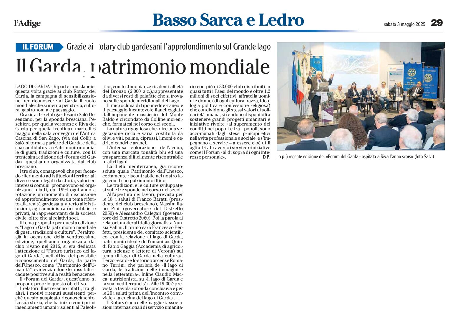 Il lago di Garda: patrimonio mondiale
