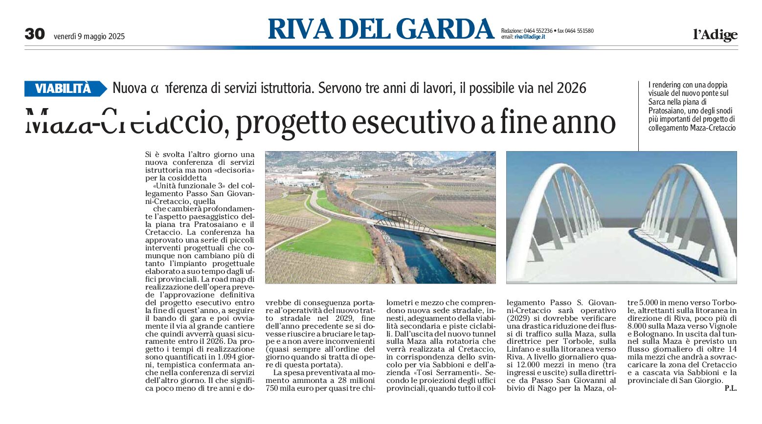 Riva del Garda. Progetto Maza-Cretaccio