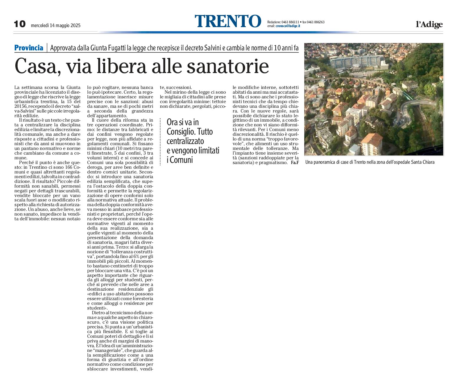 Casa, via libera alle sanatorie