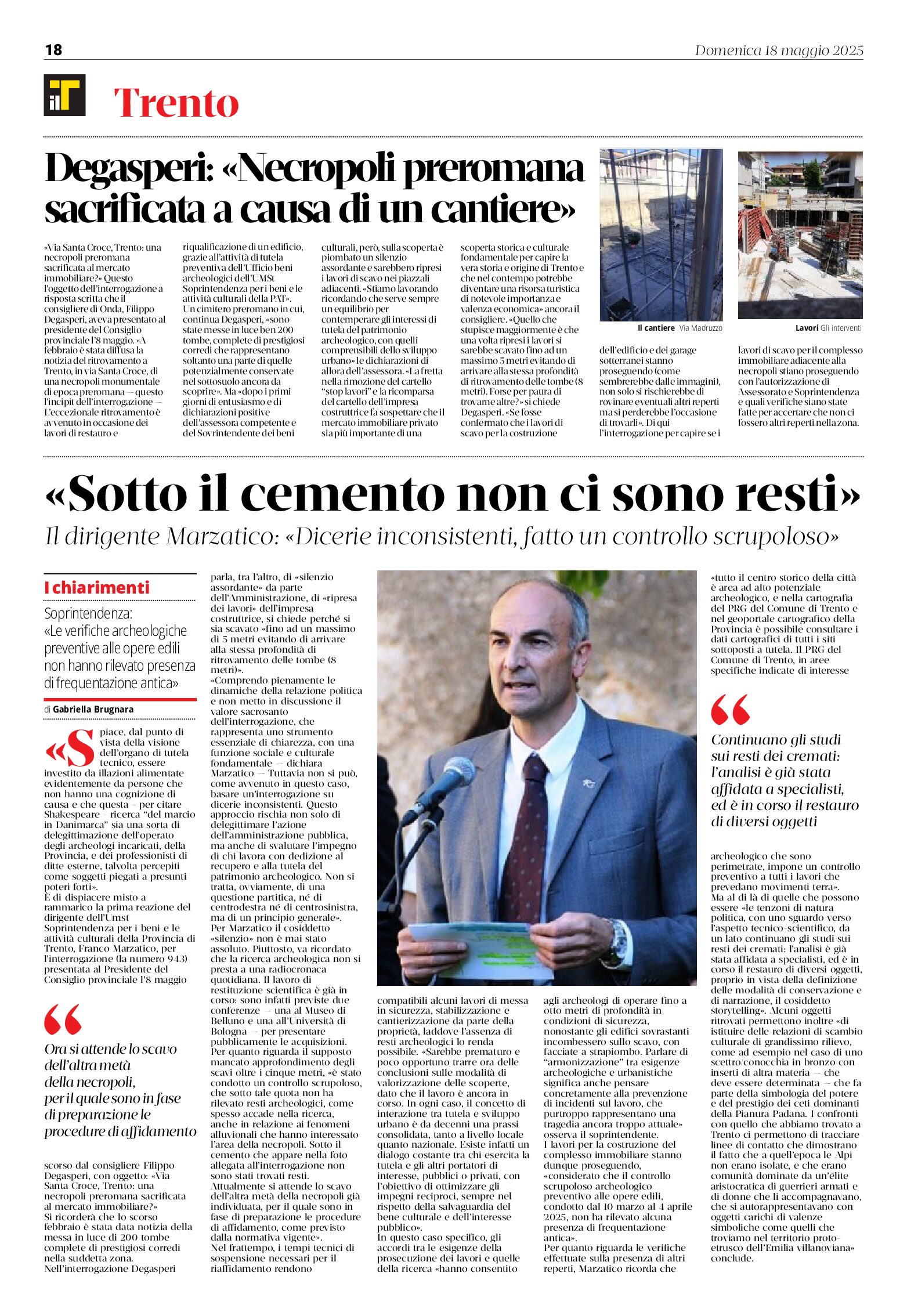 Trento, via Santa Croce: necropoli preromana ?