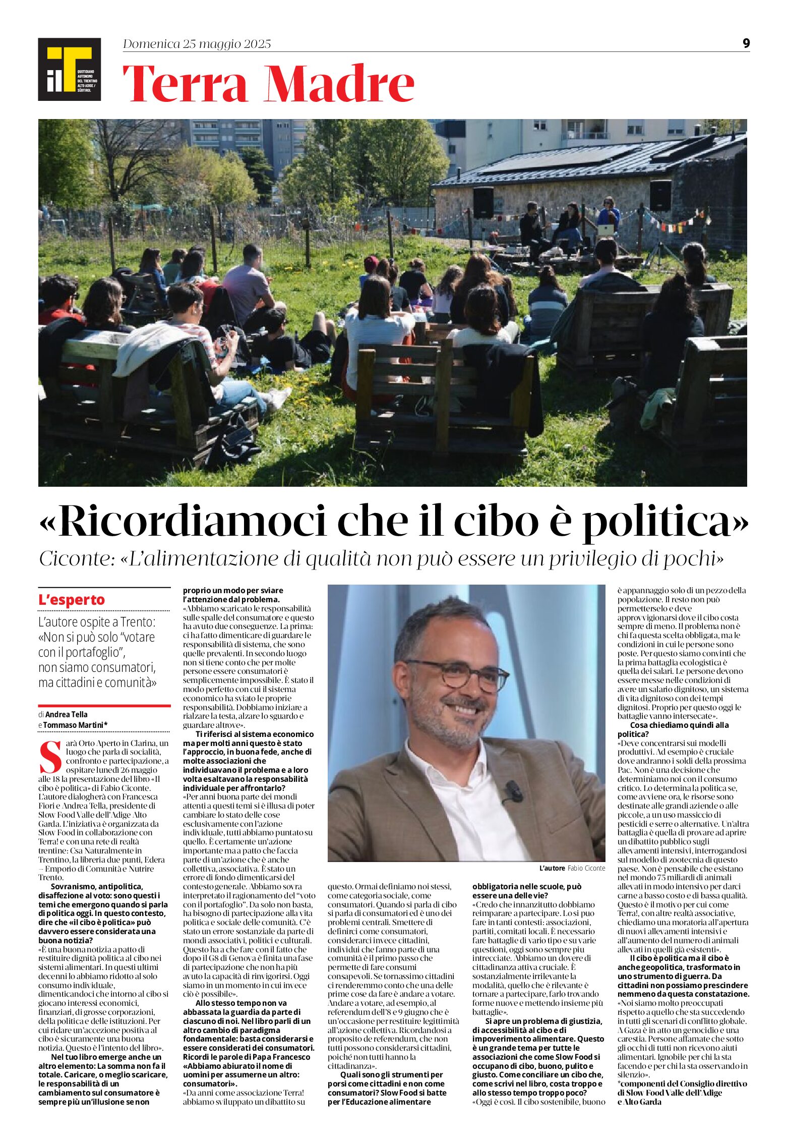 Il cibo è politica
