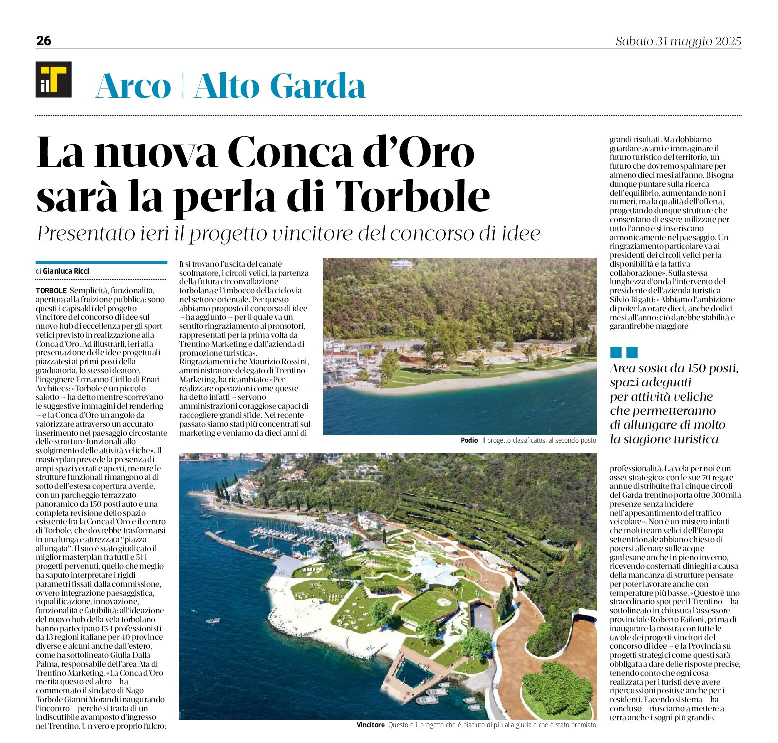 La nuova Conca d’Oro di Torbole