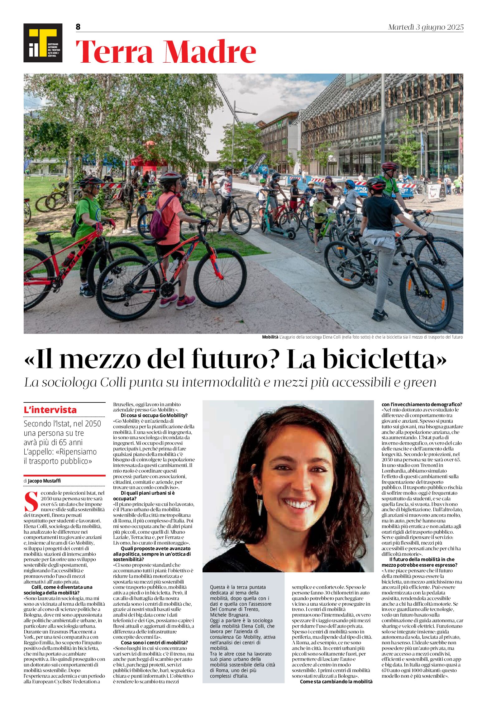 Il mezzo del futuro: la biclicletta
