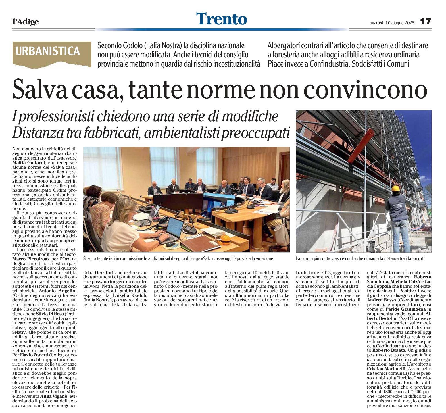 Ddl 59: l’intervento di L.Codolo (Italia Nostra)