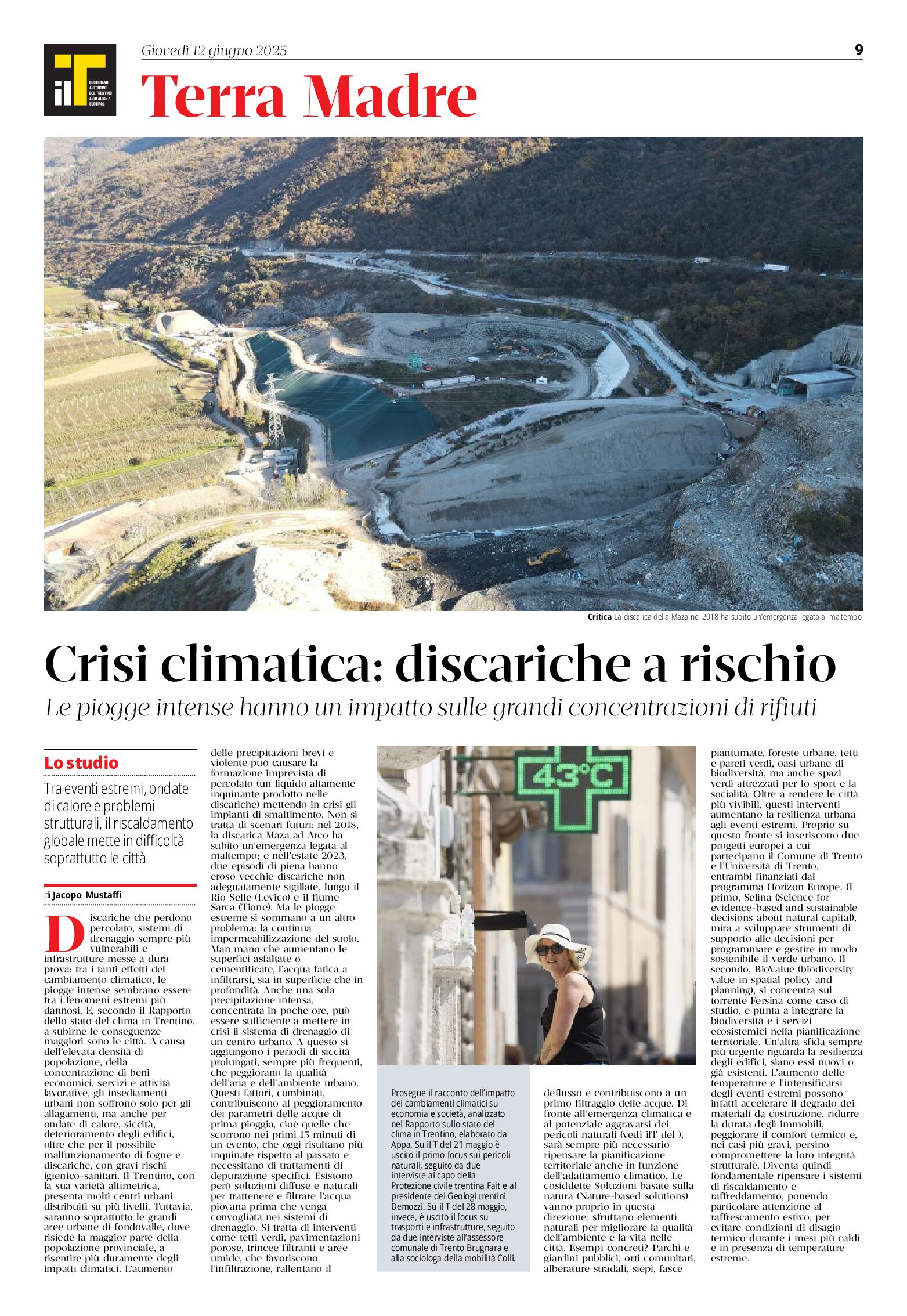 Crisi climatica: discariche a rischio