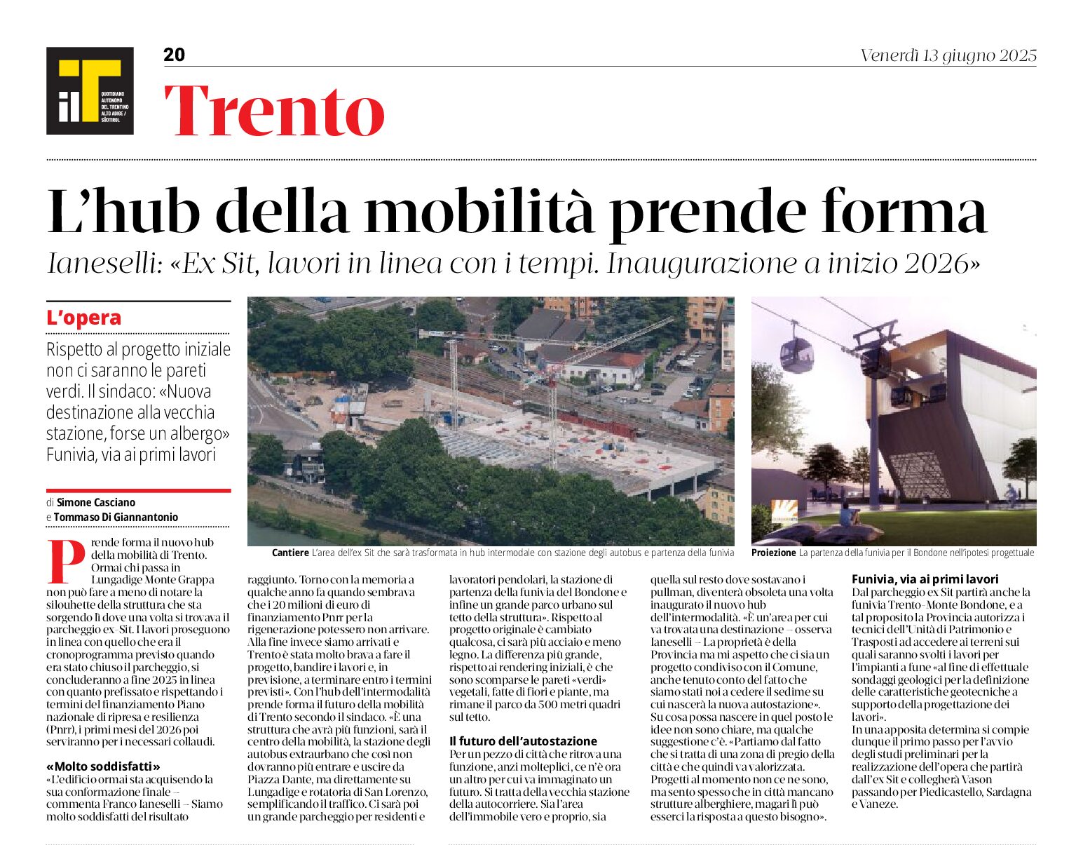 Ex Sit, trasformata in hub intermodale