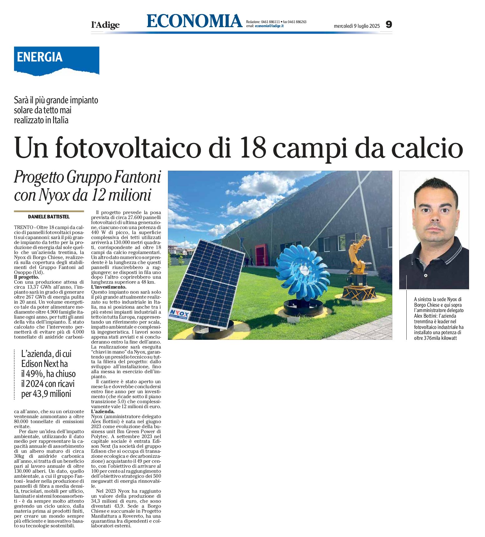 Fotovoltaico da tetto