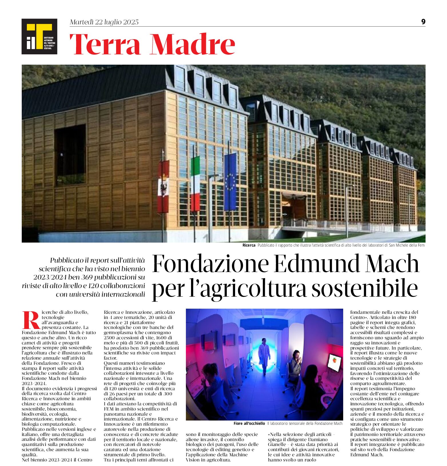 Fondazione Edmund Mach per l’agricoltura sostenibile