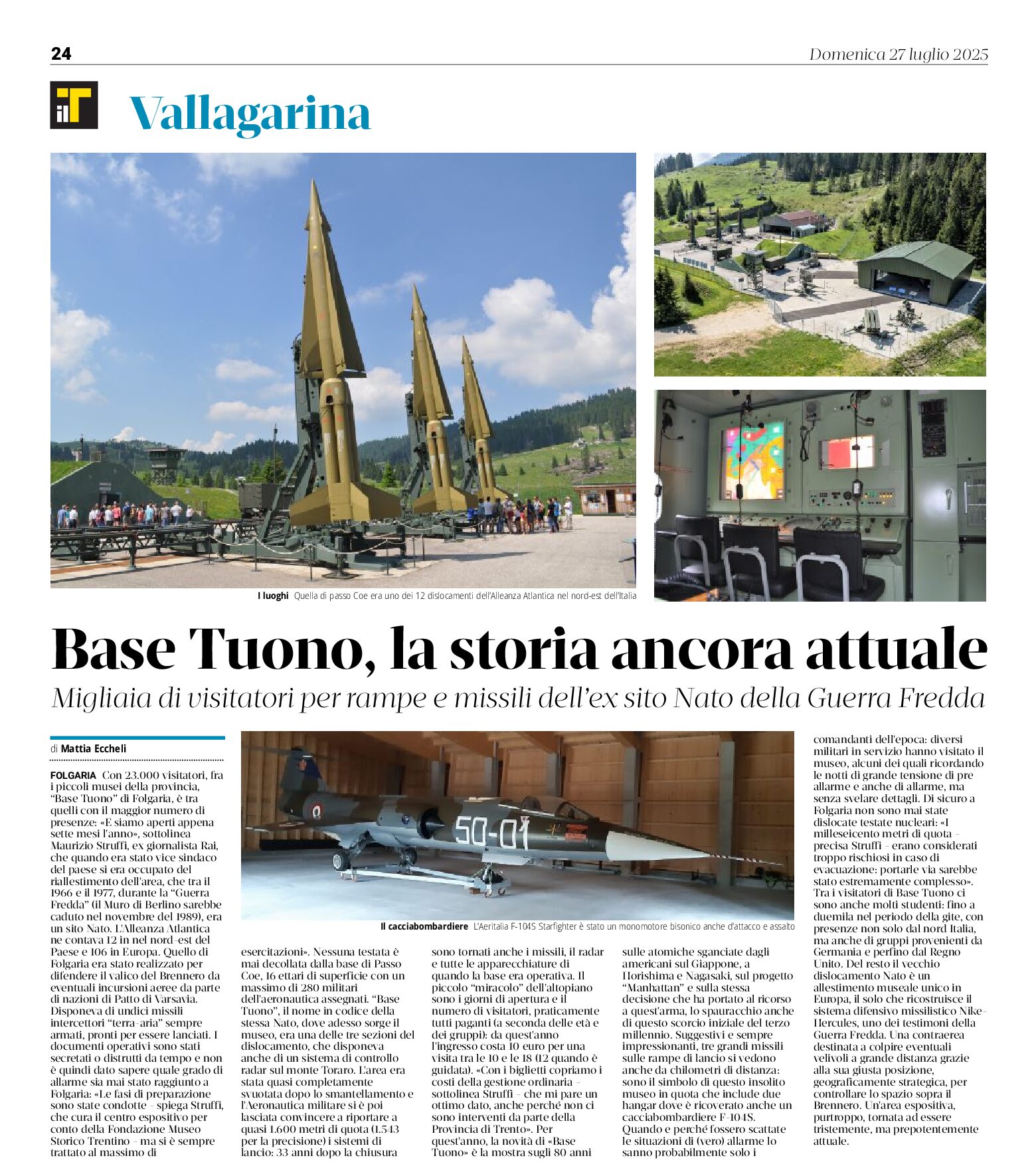 Folgaria: base Nato Tuono