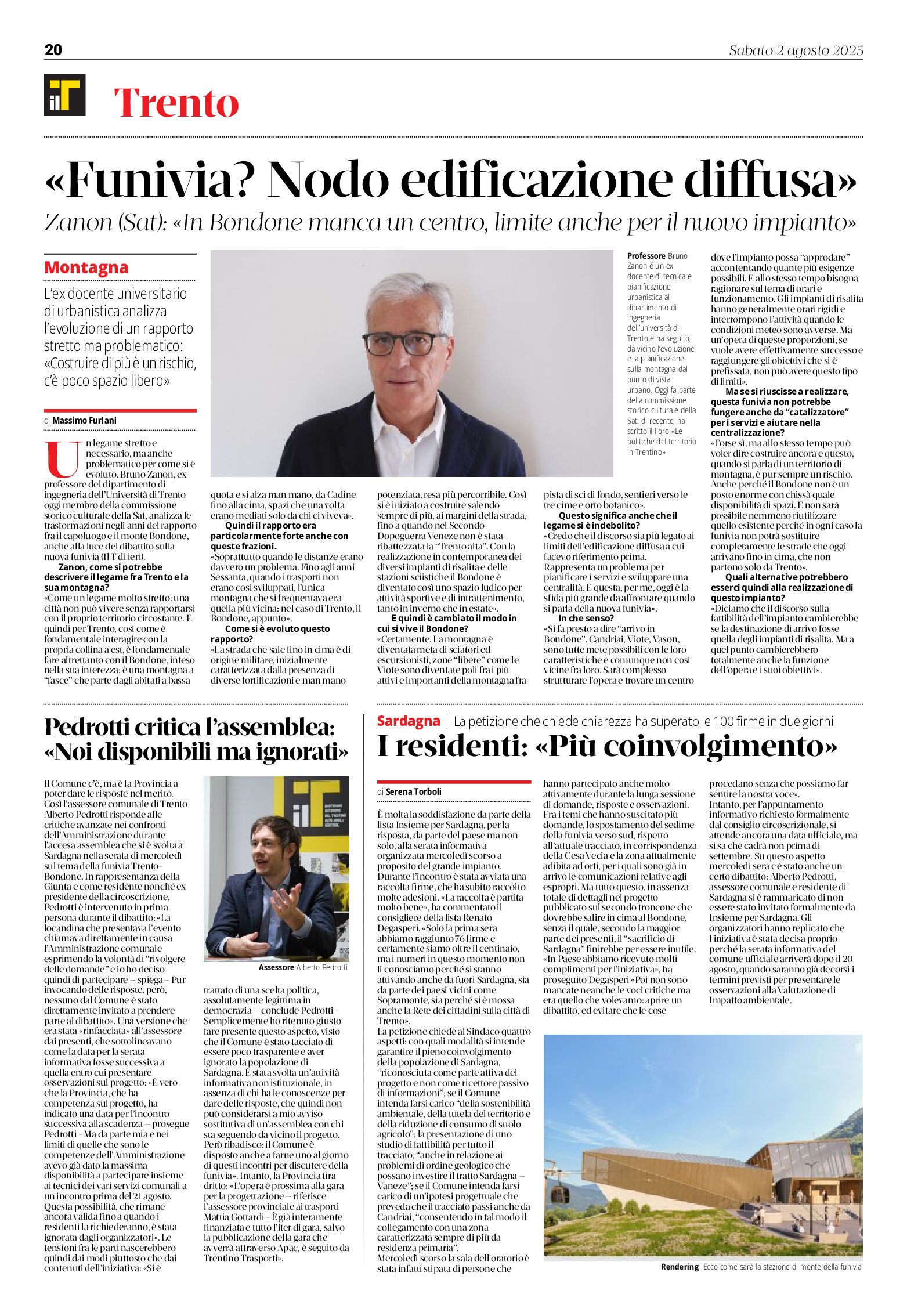 Bondone: nodo edificazione diffusa