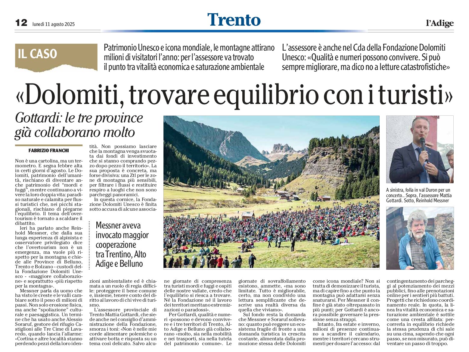 Dolomiti: trovare un equilibrio