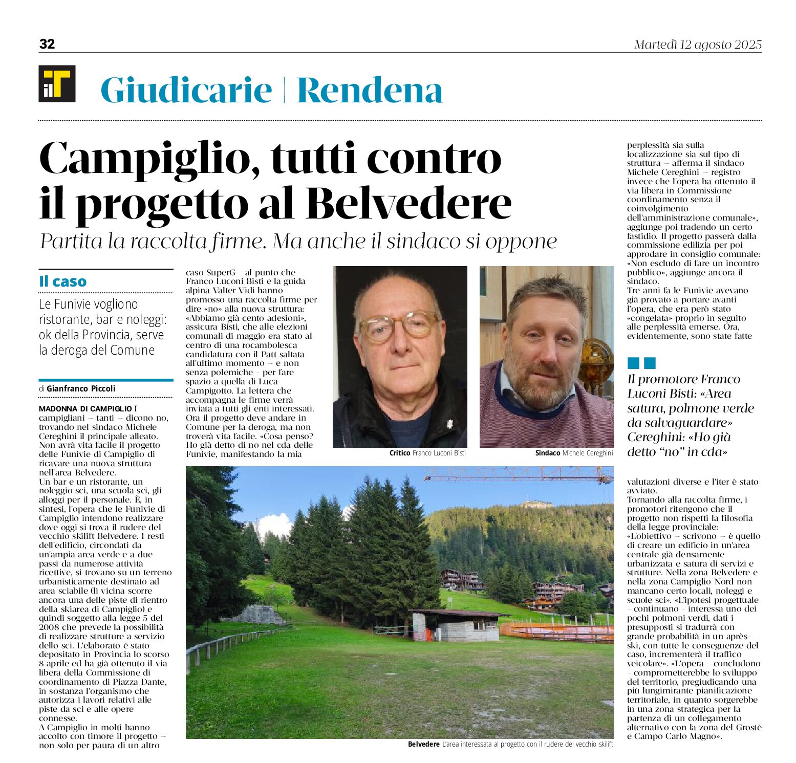 Campiglio: tutti contro il progetto Belvedere