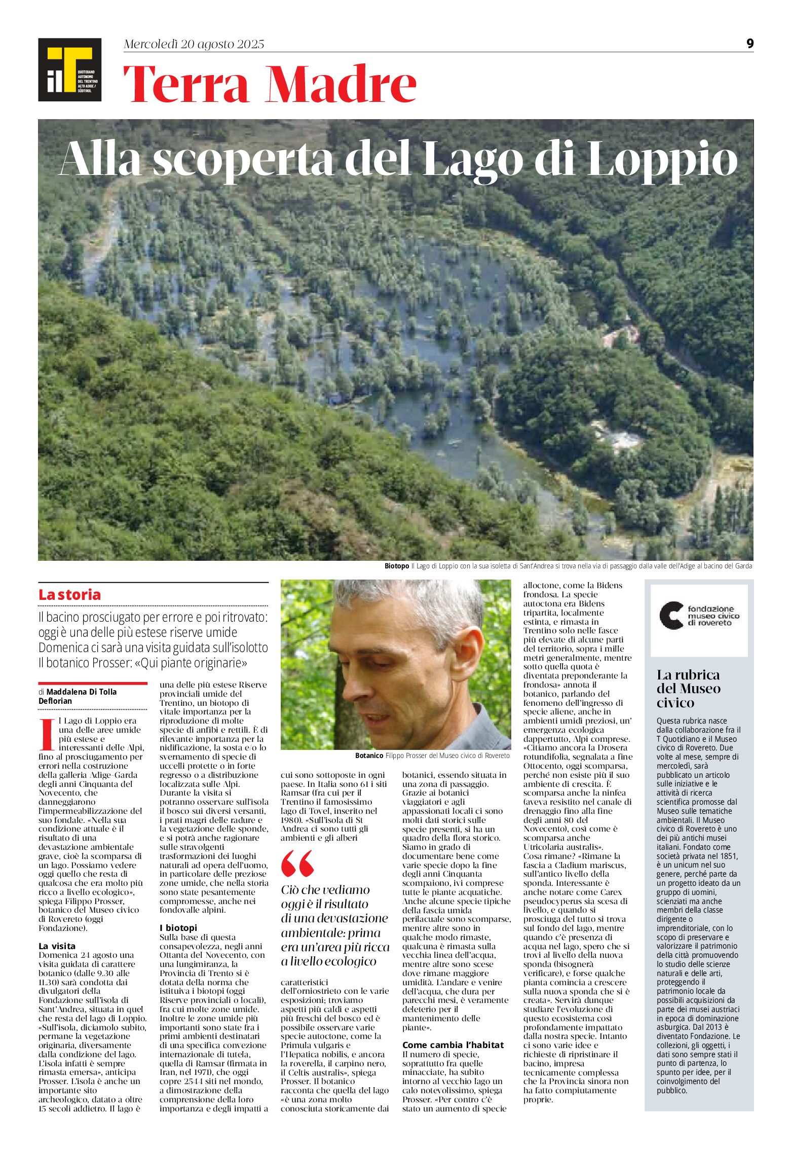 Alla scoperta del lago di Loppio