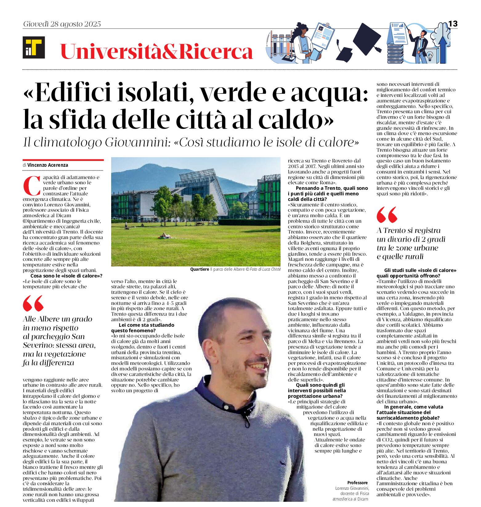 La sfida delle città al caldo
