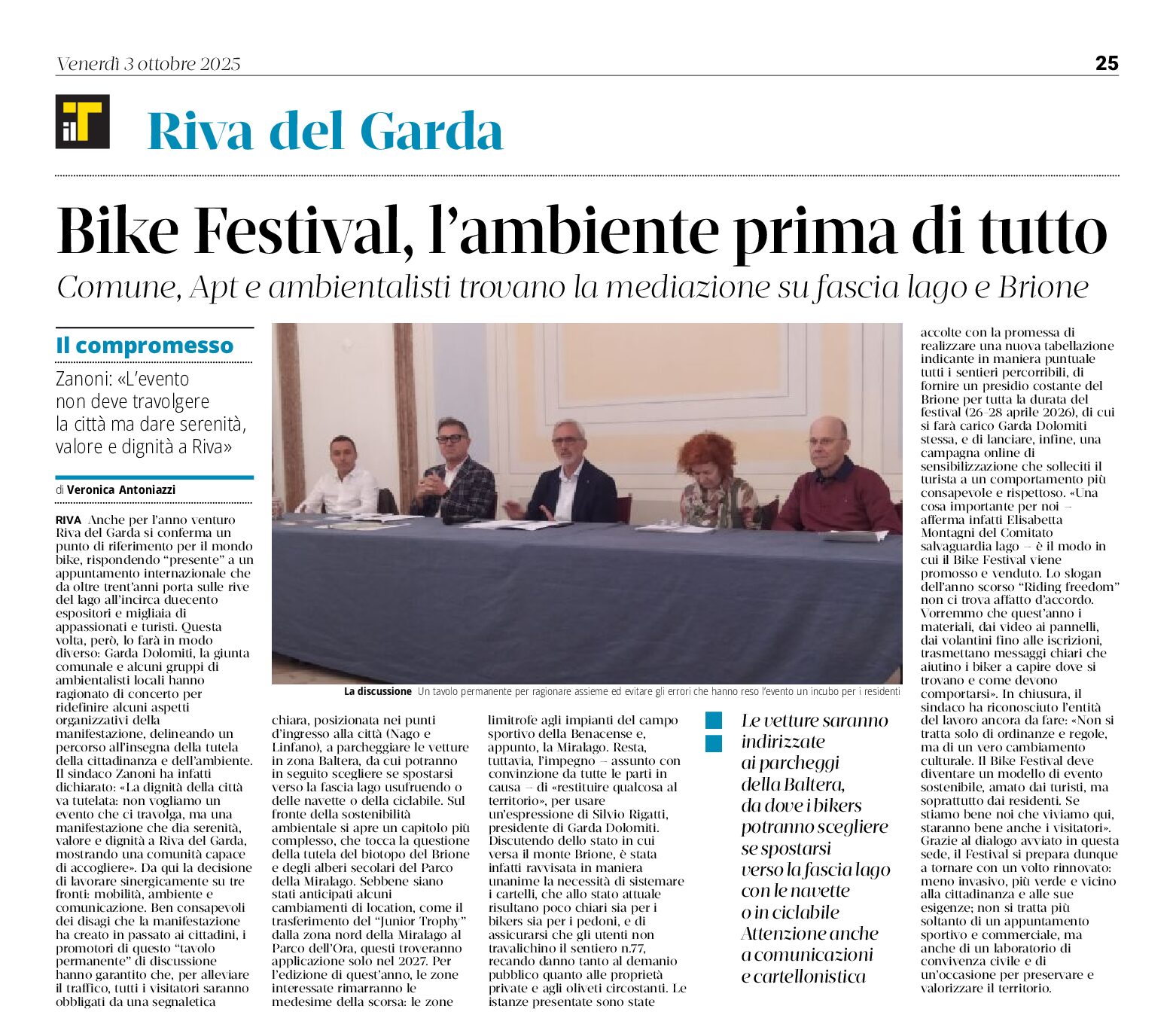 Riva del Garda. Bike festival: l’ambiente prima di tutto