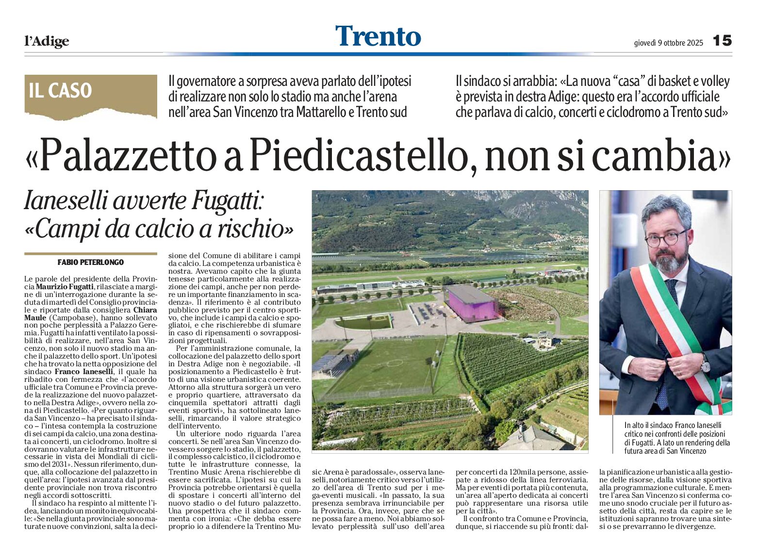 Palazzetto dello sport a Piedicastello