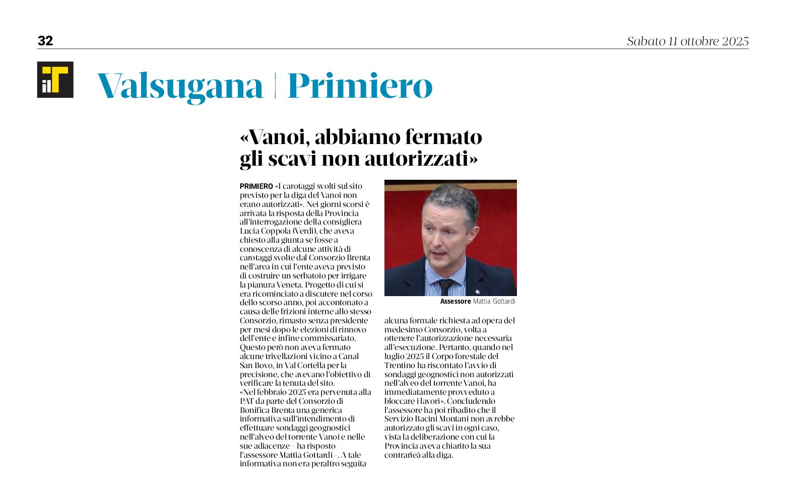 Vanoi; fermati gli scavi non autorizzati