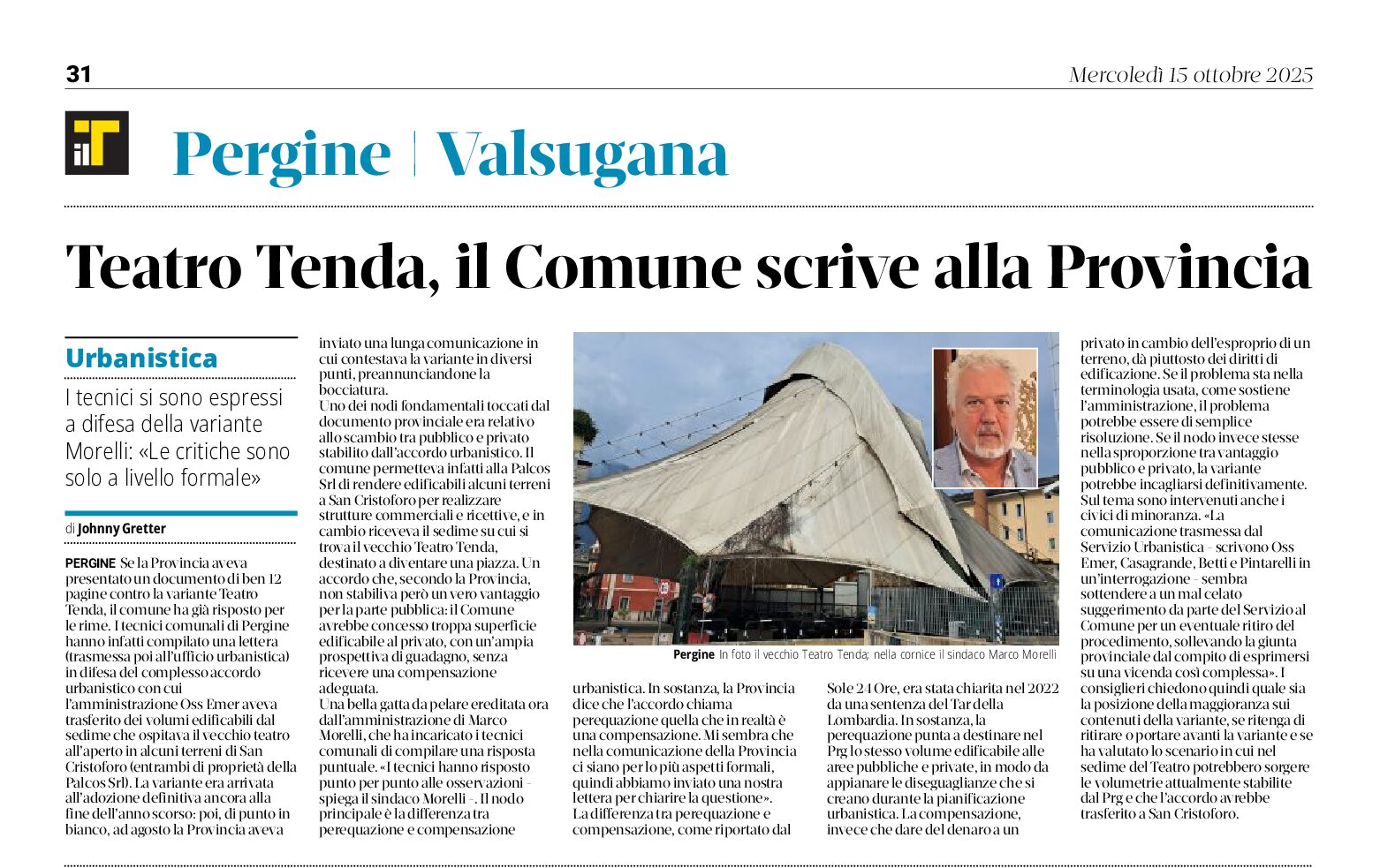 Pergine: Teatro Tenda