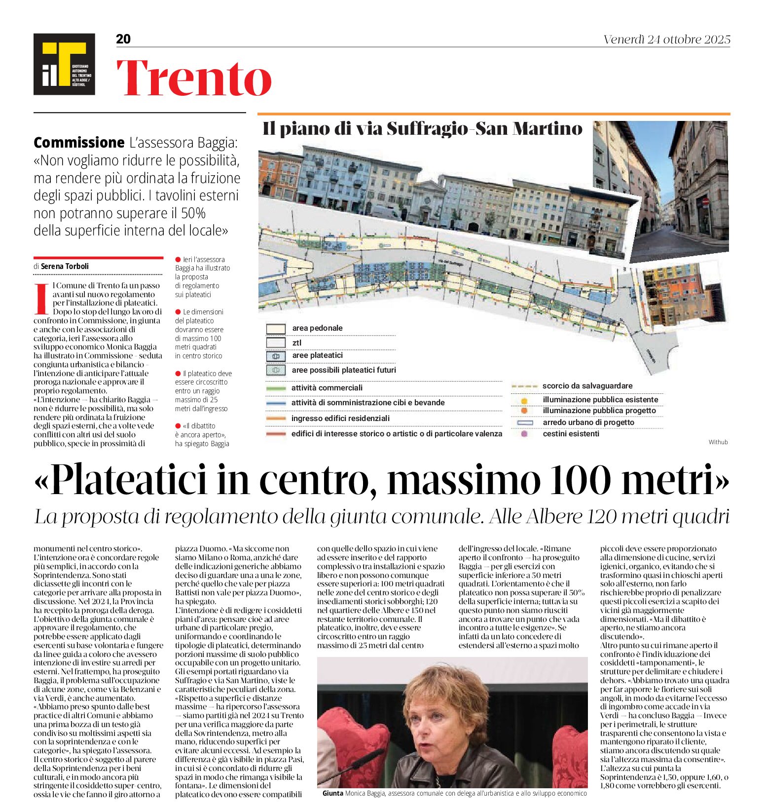 Trento: plateatici