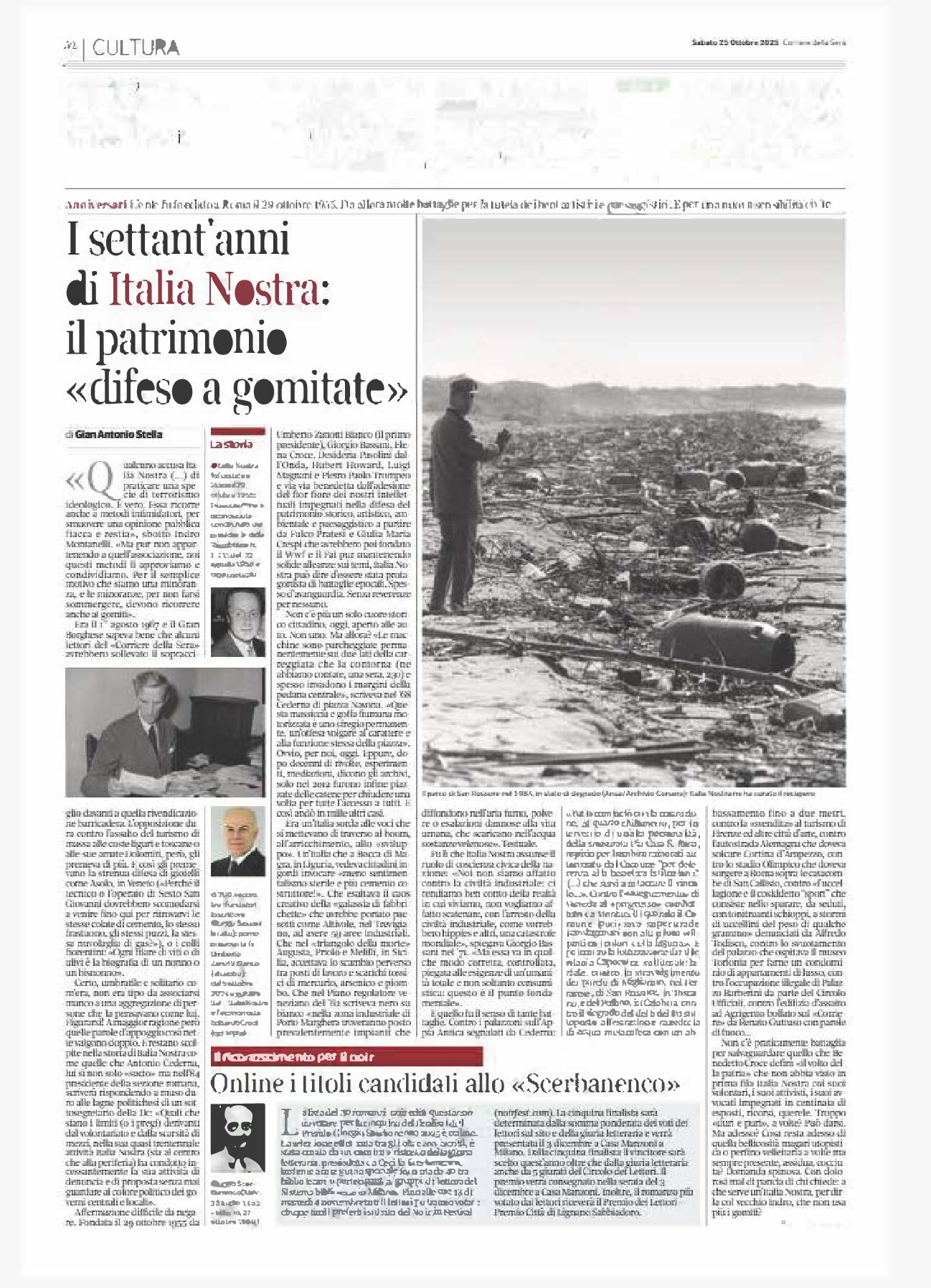 I settanta’anni di Italia Nostra