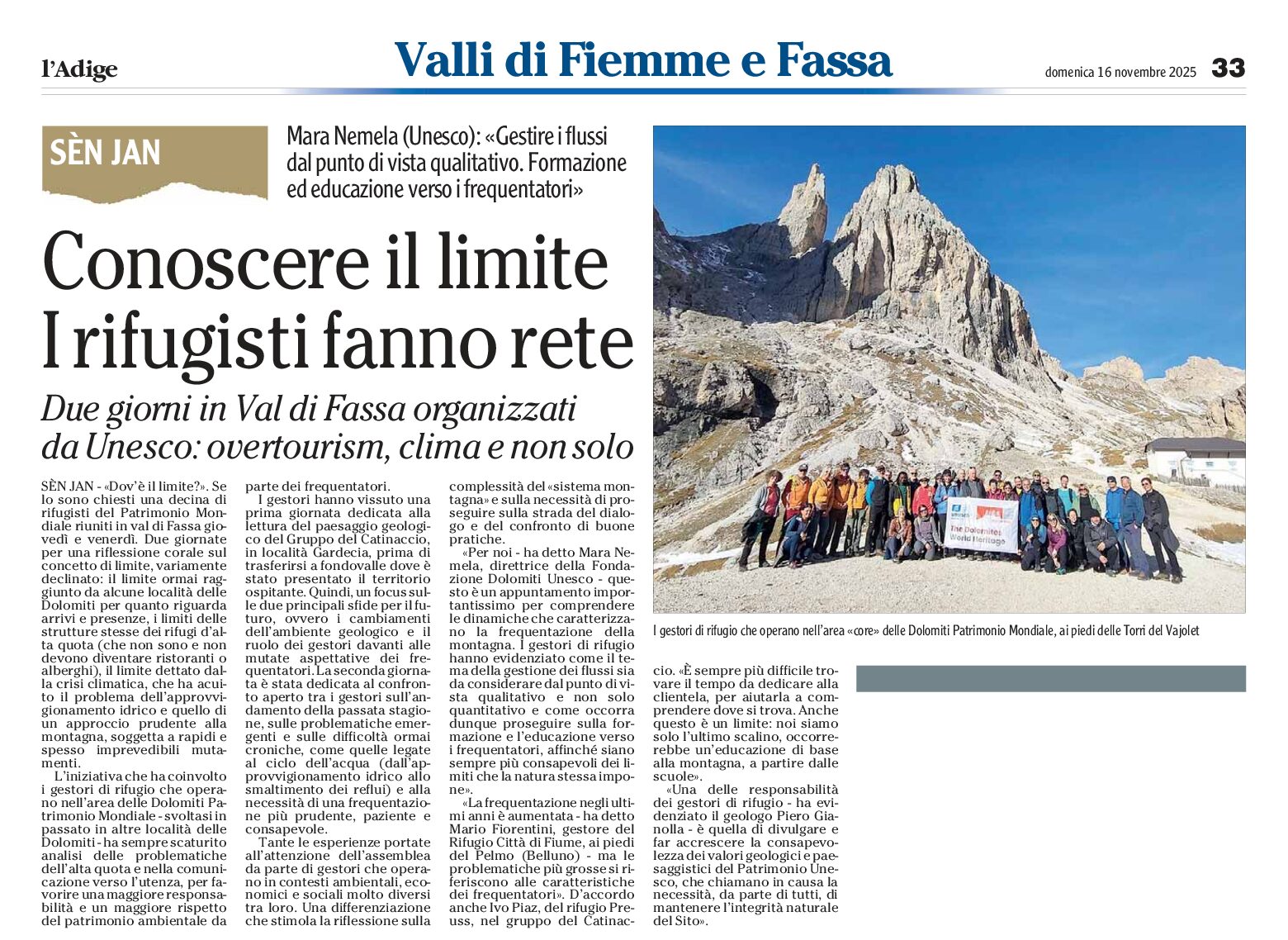 Fondazione Unesco: manca il senso del limite