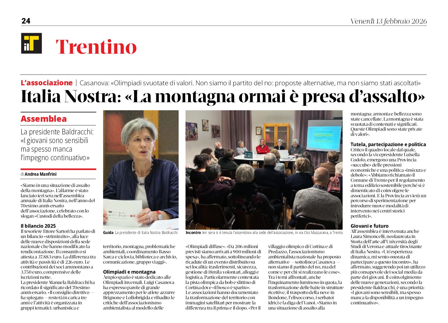 Assemblea annuale di Italia Nostra